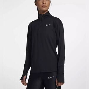 Nike Swift Element Women's UV Protection 1/4 Zip Running Top size Large